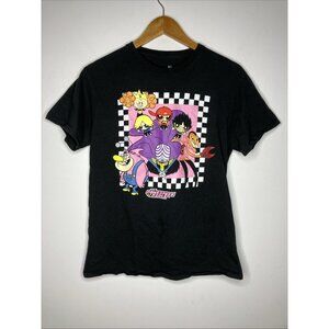 Powerpuff Girls Bad Guys Mojo Jojo Black T-Shirt Men's Size Medium